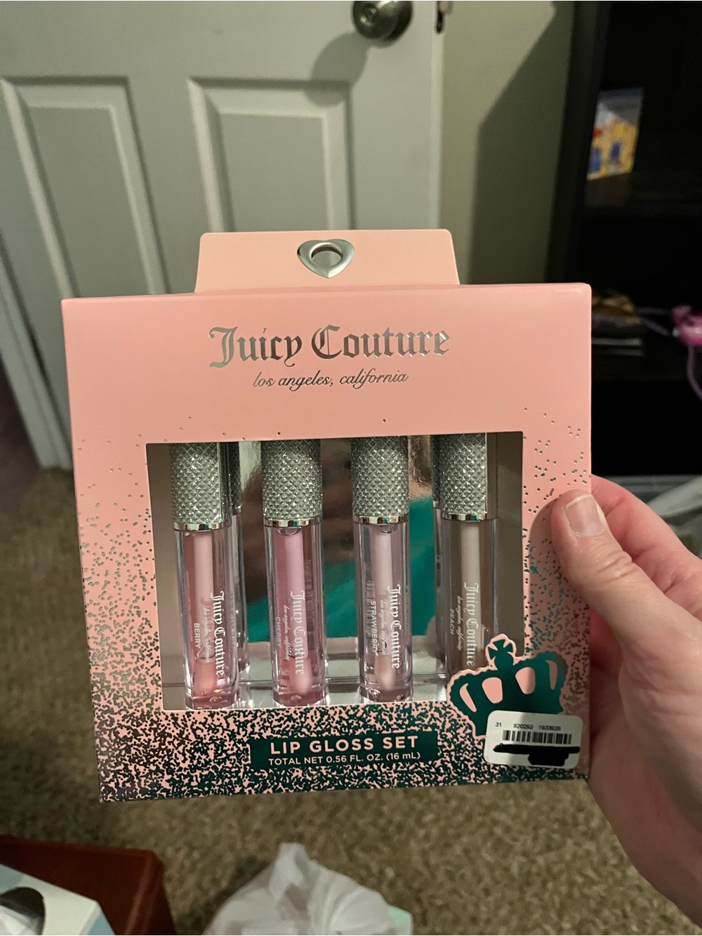 Juicy Couture Lip Gloss Set — Soft Pink & Nude Quartet